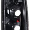 Anzo USA 211019 Chevrolet 3D Style Black Tail Light Assembly - (Sold in Pairs)