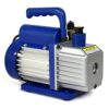 ZENY 3,5CFM Single-Stage 5 Pa Rotary Vane Economy Vacuum Pump 3 CFM 1/4HP Air Conditioner Refrigerant HVAC Air Tool R410a 1/4" Flare Inlet Port, Blue