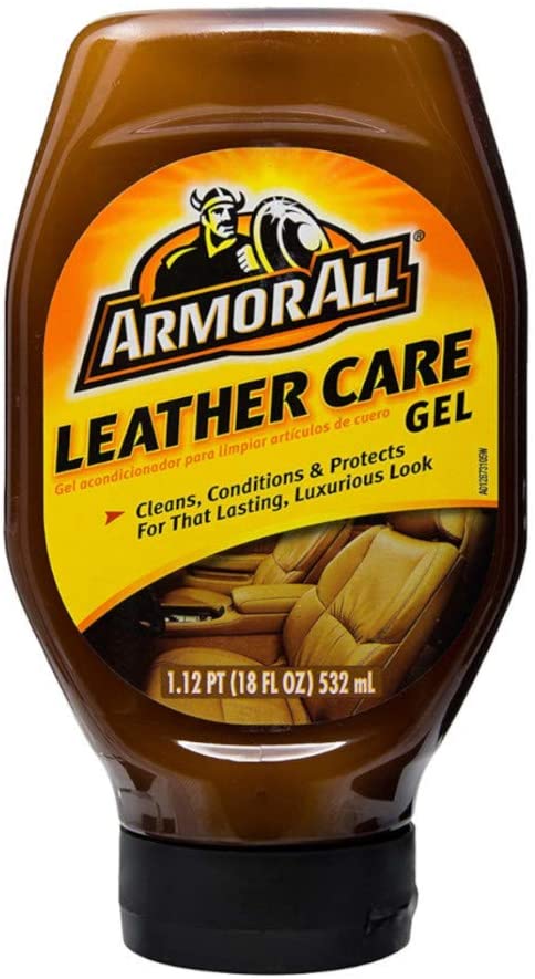 Armor All Car Leather Conditioner Gel, Interior Cleaner for Cars, Truck and Motorcycle, Cleans and Conditions, 18 Fl Oz, 9963