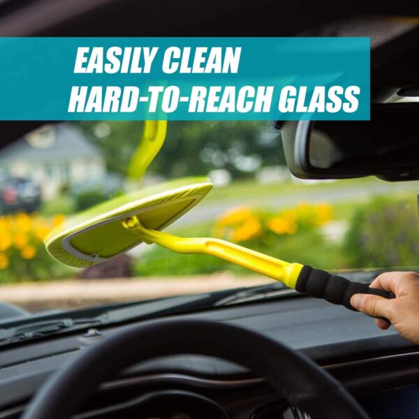 Invisible Glass 95161 Reach and Clean Tool (1-Piece) - Window Wand Glass Cleaning Tool for Windshields, Invisible Glass Cleaner for Auto Glass, Clean and Reach Tool for Hard-to-Reach Places