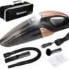 Banaton Car Vacuum Cleaner 5000PA 106W 12V Car Vacuum with LED Light Low Noise Wet and Dry Use Auto Vacuum Cleaner with 16.4FT(5M) Cord and Carrying Bag for All Vehicles