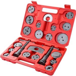 MOSTPLUS Universal Disc Brake Caliper Wind Back Tool and Piston Compression Sets-22 Pieces
