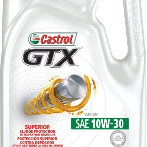 Castrol 03093 GTX 10W-30 Conventional Motor Oil - 5 Quart
