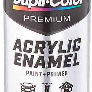 Dupli-Color Epae10000 Premium Acrylic Enamel Spray Paint (Pae100 Gloss Black 12 Oz), 12. Fluid_Ounces