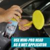 Invisible Glass 95164 Reach and Clean Tool Wet-Dry Pro Window and Windshield Wand Glass Cleaning Tool has Extendable Handle and Washable Reusable Microfiber Cloth for Auto Interior and Exterior Glass
