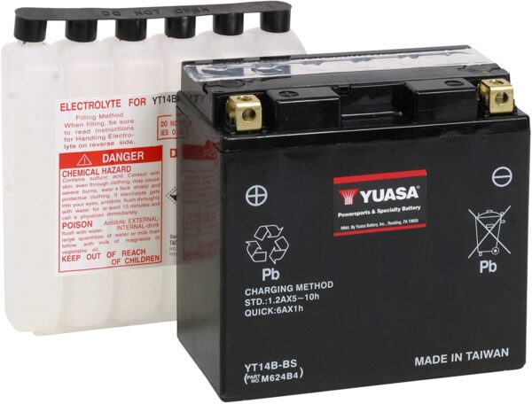 Yuasa YUAM624B4 YT14B-BS Battery