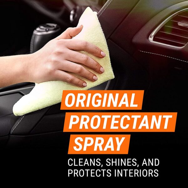 Armor All Car Wash and Cleaner Kit (4 Items) - 2pc Glass Wipes & Protectant with Wax & Wash Concentrate and Tire Shine Foam, 13703C